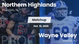 Matchup: Northern Highlands vs. Wayne Valley  2020