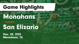 Monahans  vs San Elizario  Game Highlights - Dec. 28, 2023