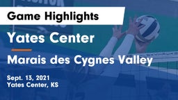 Yates Center  vs Marais des Cygnes Valley Game Highlights - Sept. 13, 2021