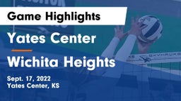 Yates Center  vs Wichita Heights  Game Highlights - Sept. 17, 2022
