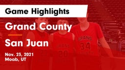 Grand County  vs San Juan  Game Highlights - Nov. 23, 2021