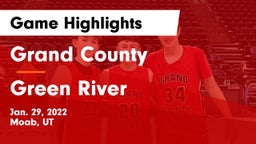 Grand County  vs Green River  Game Highlights - Jan. 29, 2022