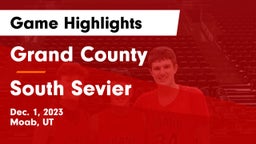 Grand County  vs South Sevier  Game Highlights - Dec. 1, 2023
