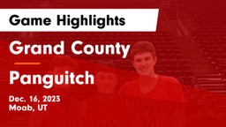 Grand County  vs Panguitch Game Highlights - Dec. 16, 2023
