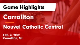 Carrollton  vs Nouvel Catholic Central  Game Highlights - Feb. 4, 2022