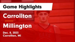 Carrollton  vs Millington  Game Highlights - Dec. 8, 2023