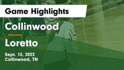 Collinwood  vs Loretto  Game Highlights - Sept. 13, 2022