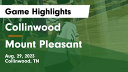 Collinwood  vs Mount Pleasant  Game Highlights - Aug. 29, 2023