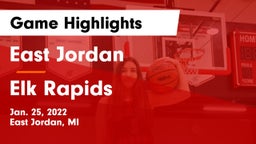 East Jordan  vs Elk Rapids  Game Highlights - Jan. 25, 2022