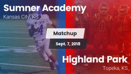 Matchup: Sumner Academy High vs. Highland Park  2018