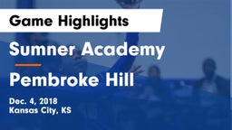 Sumner Academy  vs Pembroke Hill  Game Highlights - Dec. 4, 2018