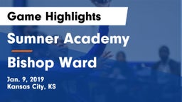 Sumner Academy  vs Bishop Ward  Game Highlights - Jan. 9, 2019