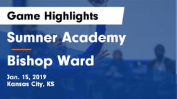 Sumner Academy  vs Bishop Ward  Game Highlights - Jan. 15, 2019