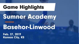 Sumner Academy  vs Basehor-Linwood  Game Highlights - Feb. 27, 2019