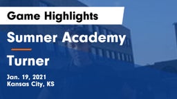 Sumner Academy  vs Turner  Game Highlights - Jan. 19, 2021