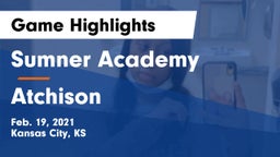 Sumner Academy  vs Atchison  Game Highlights - Feb. 19, 2021