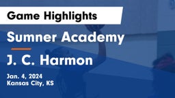 Sumner Academy  vs J. C. Harmon  Game Highlights - Jan. 4, 2024