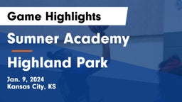 Sumner Academy  vs Highland Park  Game Highlights - Jan. 9, 2024
