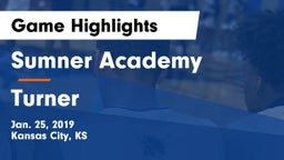 Sumner Academy  vs Turner  Game Highlights - Jan. 25, 2019
