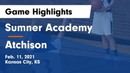 Sumner Academy  vs Atchison  Game Highlights - Feb. 11, 2021