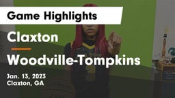 Claxton  vs Woodville-Tompkins  Game Highlights - Jan. 13, 2023