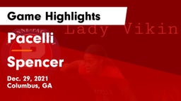 Pacelli  vs Spencer  Game Highlights - Dec. 29, 2021