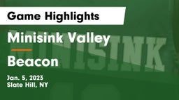 Minisink Valley  vs Beacon  Game Highlights - Jan. 5, 2023