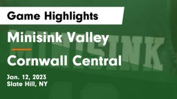 Minisink Valley  vs Cornwall Central  Game Highlights - Jan. 12, 2023