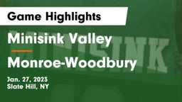 Minisink Valley  vs Monroe-Woodbury  Game Highlights - Jan. 27, 2023