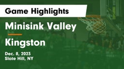 Minisink Valley  vs Kingston  Game Highlights - Dec. 8, 2023