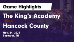 The King's Academy vs Hancock County  Game Highlights - Nov. 24, 2021