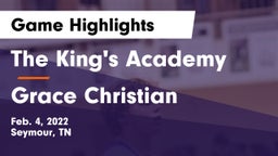 The King's Academy vs Grace Christian  Game Highlights - Feb. 4, 2022