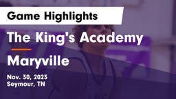 The King's Academy vs Maryville  Game Highlights - Nov. 30, 2023