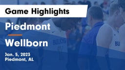 Piedmont  vs Wellborn Game Highlights - Jan. 5, 2023