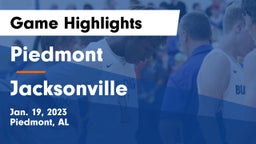 Piedmont  vs Jacksonville  Game Highlights - Jan. 19, 2023