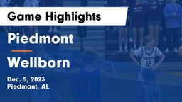 Piedmont  vs Wellborn Game Highlights - Dec. 5, 2023