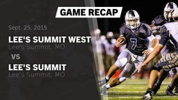 Recap: Lee's Summit West vs. Lee's Summit  2015
