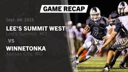 Recap: Lee's Summit West vs. Winnetonka  2015