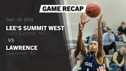 Recap: Lee's Summit West vs. Lawrence  2016