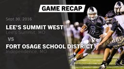 Recap: Lee's Summit West  vs. Fort Osage School District 2016