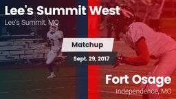 Matchup: Lee's Summit West vs. Fort Osage  2017