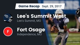 Recap: Lee's Summit West  vs. Fort Osage  2017