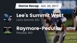 Recap: Lee's Summit West  vs. Raymore-Peculiar  2017