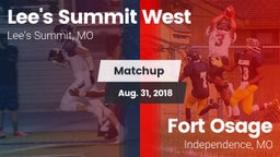Matchup: Lee's Summit West vs. Fort Osage  2018