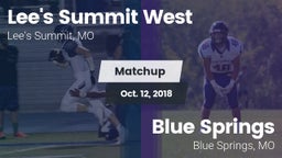 Matchup: Lee's Summit West vs. Blue Springs  2018