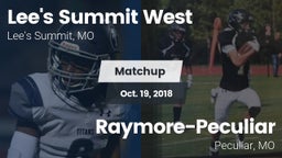 Matchup: Lee's Summit West vs. Raymore-Peculiar  2018
