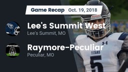 Recap: Lee's Summit West  vs. Raymore-Peculiar  2018