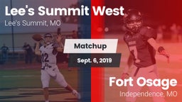 Matchup: Lee's Summit West vs. Fort Osage  2019