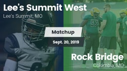 Matchup: Lee's Summit West vs. Rock Bridge  2019