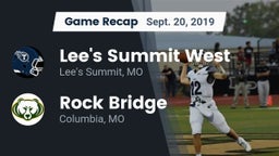 Recap: Lee's Summit West  vs. Rock Bridge  2019